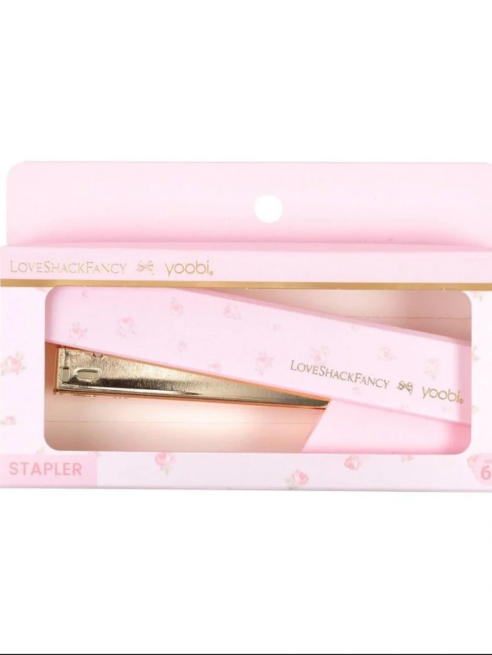 LoveShackFancy x Target 🎀 Yoobi Blooming Heirloom Stapler